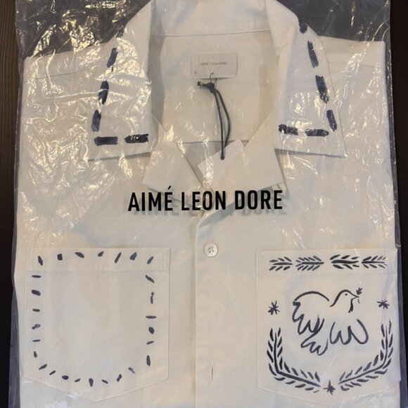 Aime Leon Dore Lesvos Cropped Camp Shirt [Brand New] - Picture 13 of 13